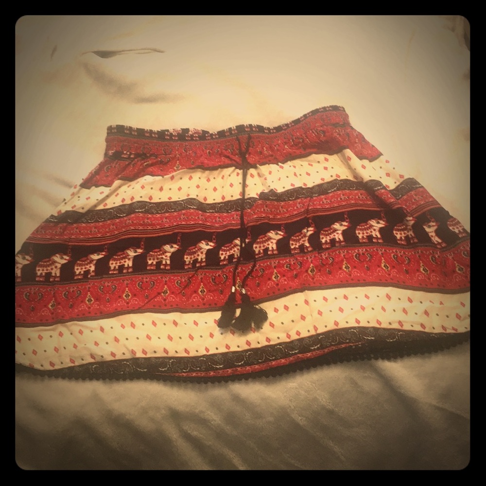 H&M Coachella Official Collection BoHo Skirt